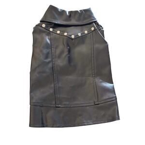 Biker Jacket Dog Boots And Barkley Sz M Black 13lb-20lb 14-16 Inches NWT